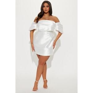 Fashion nova Allison Taffeta Mini Dress-2x